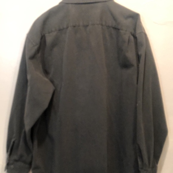 GAP Men’s army green winter weight 100% cotton shirt/shacket. Size XL - Picture 5 of 6